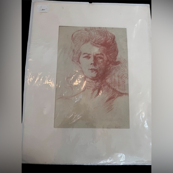 “Portrait of Jane Avril” Sealed Vintage Print by Henri de Toulouse-Lautrec - Picture 1 of 10
